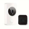 1pc Smart Wireless Doorbell, Smart 2.4G WIFI Video Doorbell, Tuya APP Smart System Control, Two-Way Intercom, Night Vision Function, Video Conversation, Family Helper (Delivered Without Battery)