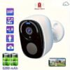Outdoor Wireless Security Camera, 2K 5mp Video Resolution, 5200mAh Battery Powered CCTV Camera For Home Security, Cloud/SD(up To 256G), No Monthly Fee, AI Motion Detection, Spotlight, Color Night Vision, WiFi, Two-Way Audio