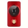 1pc Smart Wireless Doorbell, Smart 2.4G WIFI Video Doorbell, Tuya APP Smart System Control, Two-way Intercom, Night Vision Function, Video Conversation, Family Helper (delivered Without Battery)