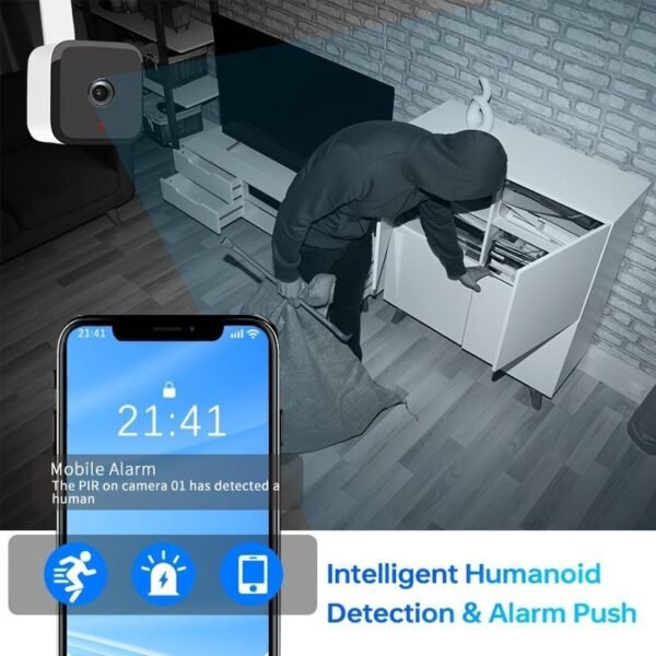 Home Security Camera Indoor 1080P, WiFi Cameras Wired For Pet, Motion Detection, Two-Way Audio, Night Vision, Phone App, Cloud Storage (Need To Pay)/SD Storage (Not Contain)