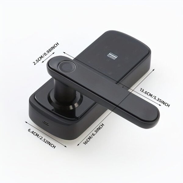Keyless Entry Door Lock, Keypad Door Lock, Keyless Door Lock, Fingerprint Door Lock, Biometric Door Lock, Keypad Entry Door Lock, Passcode Code Door Lock, Digital Smart Door Lock (Smart Lock-Battery not included)