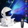 1pc Remote Control Timing LED Nebula Night Light With Star Projector And Guitar Night Light - Remote Control, 360 ° Rotation, Astronaut Nebula Projector, Bedroom Game Room Decoration