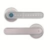 Smart Door Knob, Fingerprint Door Lock Smart Lock Biometric Door Lock Fingerprint, NO APP, Black And Silvery, Great For Bedrooms, Cloakroom, Apartments Offices, Hotels