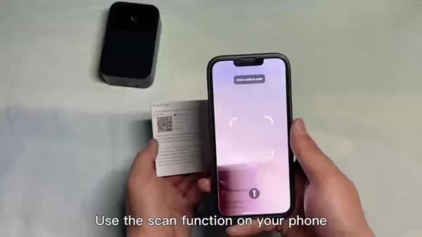 Smart Doorbell With Home App Allows You To Watch And Share Videos Remotely, Adjust Sound, 480P HD Clear Night Vision, Store Videos In The Cloud, No Battery.