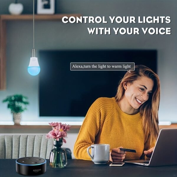 For Homekit, for Alexa and for Google Home Voice Control Smart Color-changing Wifi Light Bulb