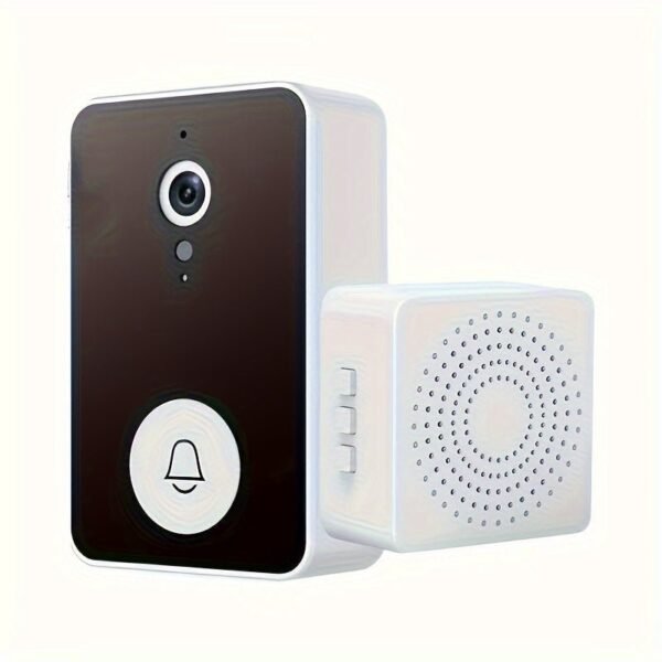 Smart Doorbell, Smart Wireless Remote Video Doorbell Intelligent Visual Doorbell, Home HD Night Vision Wi-Fi Security Door Doorbell.