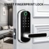 2e621baf80b0f38dec0cc04d1ef65871.jpg Smart 5 In 1 Door Lock With Handle Biometric Technology Storage Memory Function