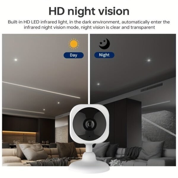 2MP Wireless Wifi Security Camera, 2.4G Wifi Home Monitor Camera for Home/Baby/Pet Monitoring