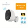 Security Cameras Wireless Outdoor, 2K 3MP Battery Powered WiFi Security Camera with Spotlight & Siren Alarm, 2-Way Audio, Color Night Vision, AI&PIR Motion Detection, AI Detection for Home Security, Works with Alexa, 2-Way Talk, Waterproof, Cloud/SD Stora