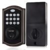 Noqiz Keyless Entry Door Lock, Smart Lock With Touchscreen Keypad, Secure Deadbolt Lock With 50 User Codes, Easy Installation, Auto Lock, Bedroom Door, Home, Apartment, M15 ORB