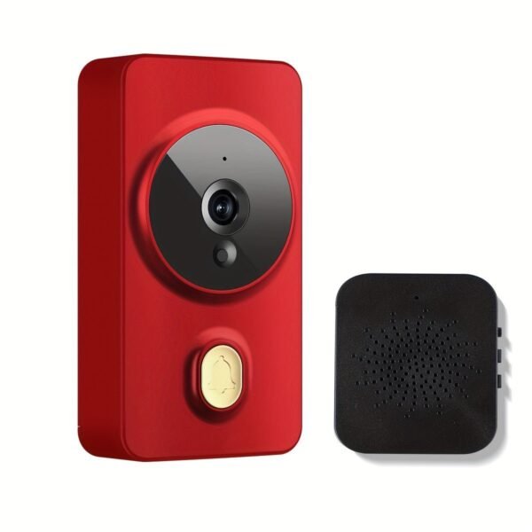 New Smart Video Doorbell, APP Control Phone Reminder Two-way Intercom, 2.4G Wireless Wifi For Home And Commercial Use, Night Vision With Cloud Storage Function Camera, No Hole Installation (AAA Battery Power, Shipped Without Battery)