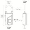 Fingerprint Lock, Smart Lock, Outdoor Box Lock, Luggage Lock, Fingerprint Padlock, Portable Fingerprint Lock, Gym Locker, Waterproof Rabbit Electronic Smart Lock Head