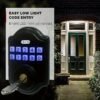 10-Button Keypad, Transitional Electronic Door Lock, Featuring Convenient Keyless Entry, User Codes And Auto Locking