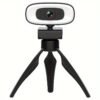4K HD Computer Webcam, Plug And Play, No Driver Required USB Interface Webcam, Built-in Microphone, Webcast Fill Light, Voice Call Conference Camera, Work Camera, Laptop External Webcam