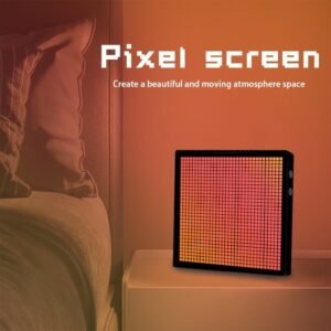 LED Pixel Display, Programmable LED Screen, App Control Customizable DIY Text Pattern Animation, Wall Mounted Or Desktop Use, Ideal For Home Decor, Art Creation, Game Room, Bars, Car Windshields, Commercials, Hotels, Christmas Gifts