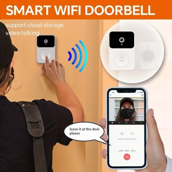 Smart Doorbell, 480P doorbell, wifi doorbell camera