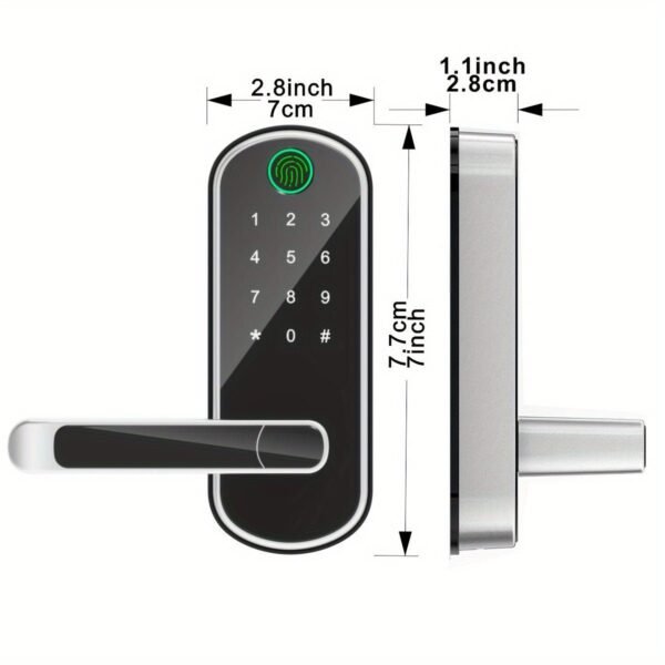 97432880fcc868899d3aa5f9ff7573ab.jpg Smart 5 In 1 Door Lock With Handle Biometric Technology Storage Memory Function