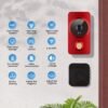 New Smart Video Doorbell, APP Control Phone Reminder Two-way Intercom, 2.4G Wireless Wifi For Home And Commercial Use, Night Vision With Cloud Storage Function Camera, No Hole Installation (AAA Battery Power, Shipped Without Battery)