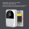 Smart Doorbell, Video Doorbell, Wireless Wi-Fi Smart Wide Angle Home Security Doorbell Camera, Adjustable Home Intercom with 2 Way Audio, IR Night Vision, Motion Detection, Cloud Storage.