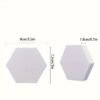 6pcs Music Sync Hexagon Lights - Smart APP And Remote RGB Wall Light Hexagonal Modular Light Honeycomb Shape Panels LED Lights For Bedroom And Study Decor