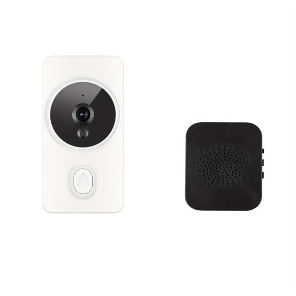 2024 new smart visual doorbell, smart system control, 2.4G wireless wifi for home and commercial use, no need to drill holes for the app camera (no built-in battery, shipped without battery).