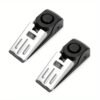 120dB Intruder Alert: Door Stop Alarm - The Ultimate Security Wedge For Home, Traveling & Hotel