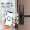 Smart Fingerprint Door Lock Keyless Entry Door Lock For Home Hotel Office Airbnb Wireless Digital Electric Door Lock