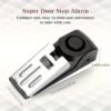 120dB Intruder Alert: Door Stop Alarm - The Ultimate Security Wedge For Home, Traveling & Hotel