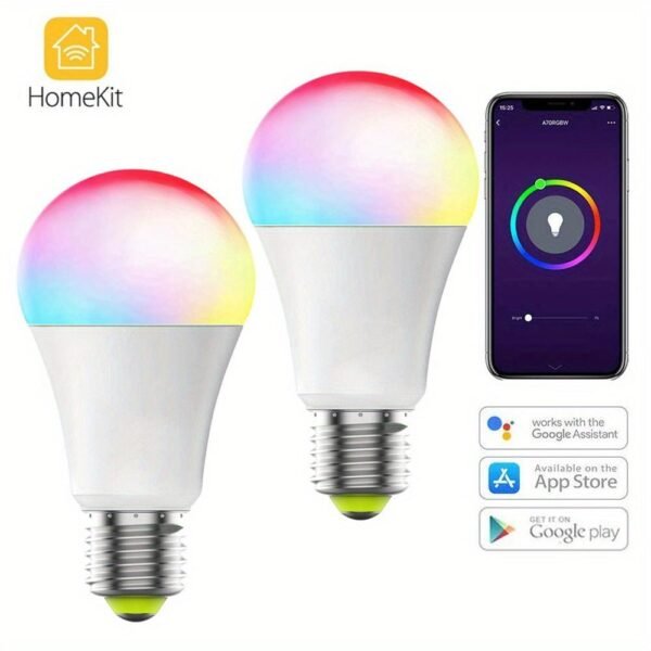 For Homekit, for Alexa and for Google Home Voice Control Smart Color-changing Wifi Light Bulb