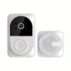 Smart Doorbell, Video Doorbell, Wireless Wi-Fi Smart Wide Angle Home Security Doorbell Camera, Adjustable Home Intercom with 2 Way Audio, IR Night Vision, Motion Detection, Cloud Storage.