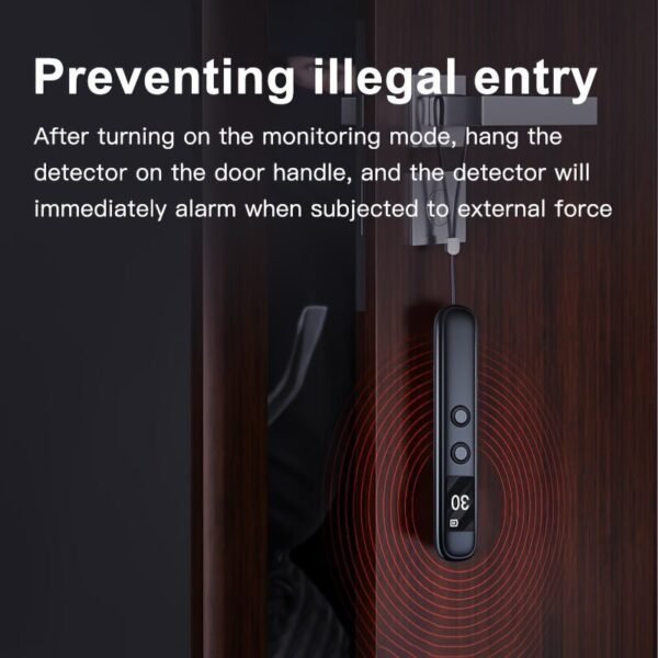 T66 Camera Detector Bug Detector Detects Cameras, GPS Trackers, Bugs With Infrared Scanning Signal Detection, And Privacy Protector Detective Equipment With Infrared Sensing Function Only, Without Wireless Signal Transmission.