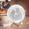 Customized Photo Lamp, Customized Photo Gift, 3D Print Your Photos, Birthday Gift, Anniversary Gift, Valentine's Day Gift, Mother's Day Gift, Father's Day Gift, Christmas Gift, USB Desk Lamp, Bedside Night Light, Bedroom Lamp, Rechargeable Night Light, Mo