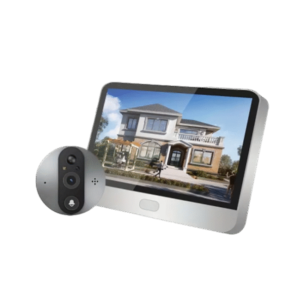 smart-video.png 1080P Tuya Smart Security-protection Peephole Video Doorbell Wireless Wifi Two-Way Audio Video Door Eye With Camera In The Private House